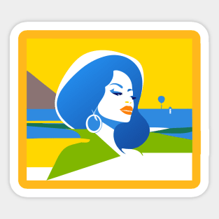 Brazilian beauty Sticker